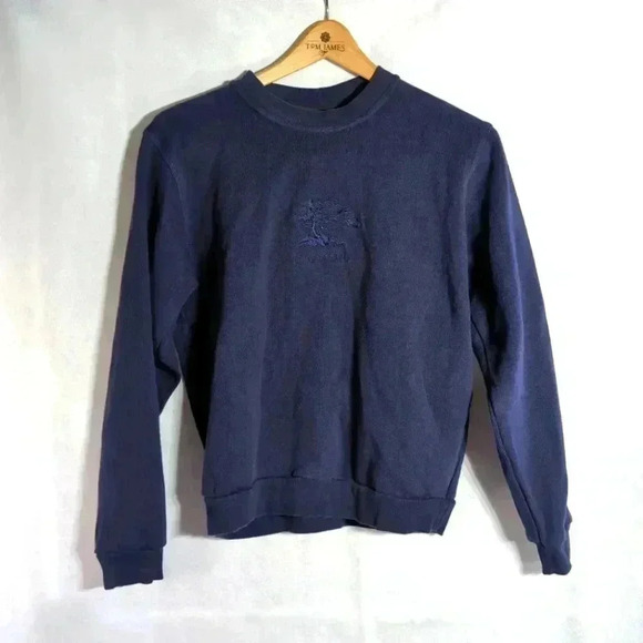 Salishan Washington Dark Blue Sweat shirt Bette and Court 100% cotton sz S - Picture 1 of 5
